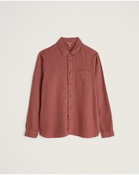 Seasalt - Seasalt Cornwall Red Men's Curator Shirt