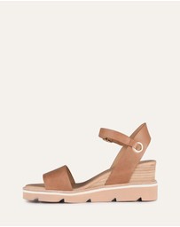 Jo Mercer - Katie Mid Heel Wedge Sandals