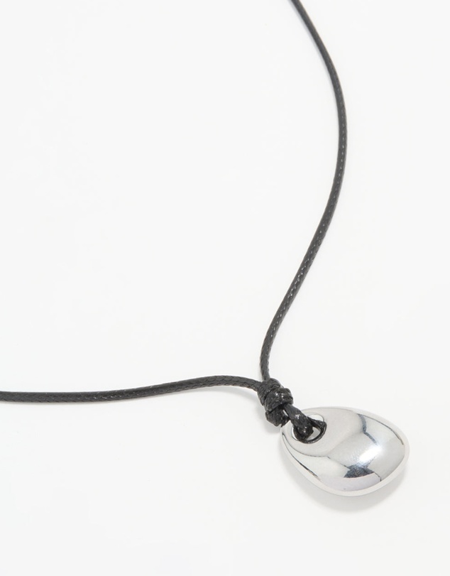 Lovisa - Waterproof Stainless Steel Cord Pendant Necklace