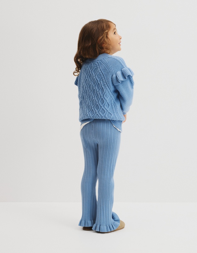 Country Road - Organically Grown Cotton Blend Rib Knit Pant