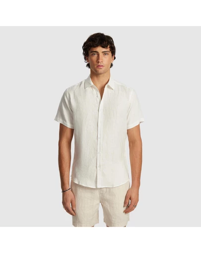 yd. - Lewis Pure Linen Shirt