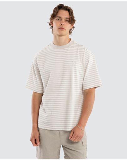 Grey/White Stripe
