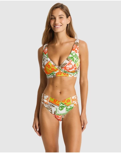 Sea Level Australia - Tavana Cross Front Multifit Bra Top