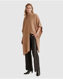 Country Road - High Neck Poncho