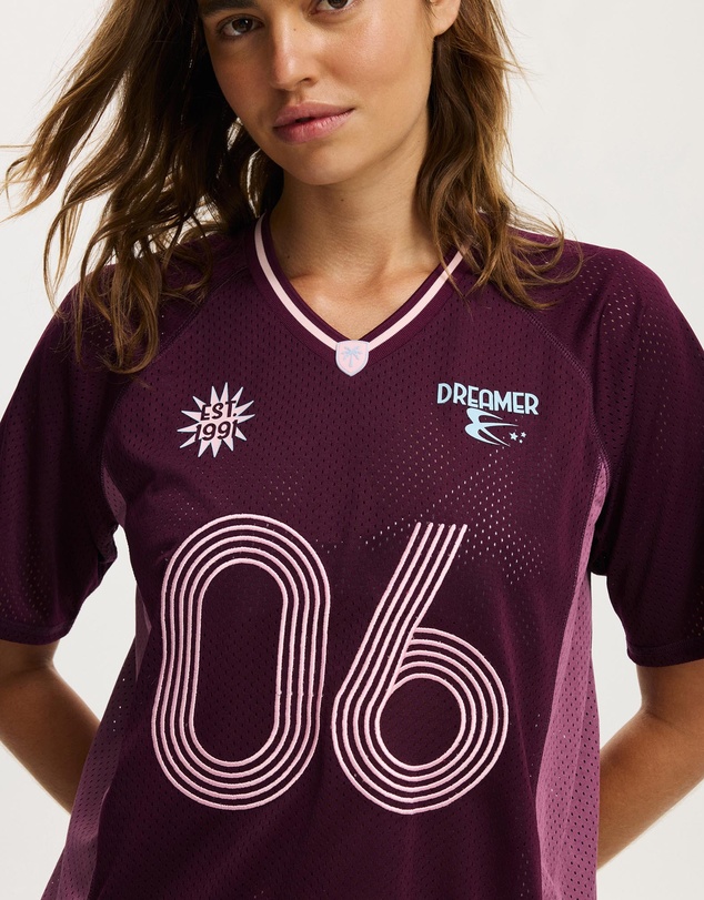 Cotton On - The Cropped Boxy Sports Jersey Tee
