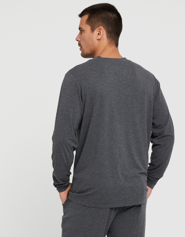 Bamboo Body - Men's Long Sleeve Crew Neck