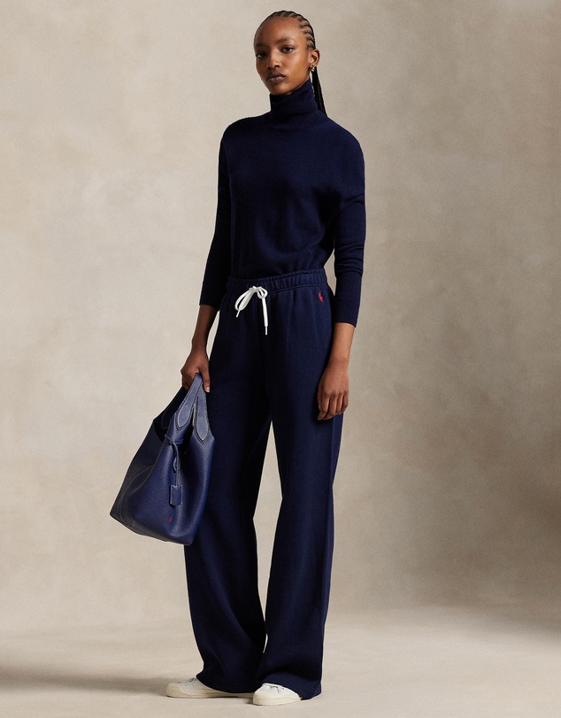 Polo Ralph Lauren - Drawstring Fleece Wide-Leg Sweatpants