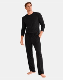Henry Bucks - Henry Lounge Modal Jersey Long Sleeve Pyjama Set