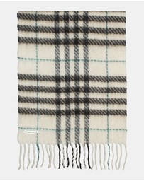 Morgan & Taylor - Hallie Scarf in Beige & Brown Check