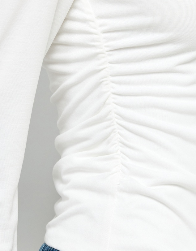AERE - Cupro Boat Neck Top