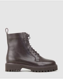 Edward Meller - UTHER Lace Up Boot on Chunky Sole