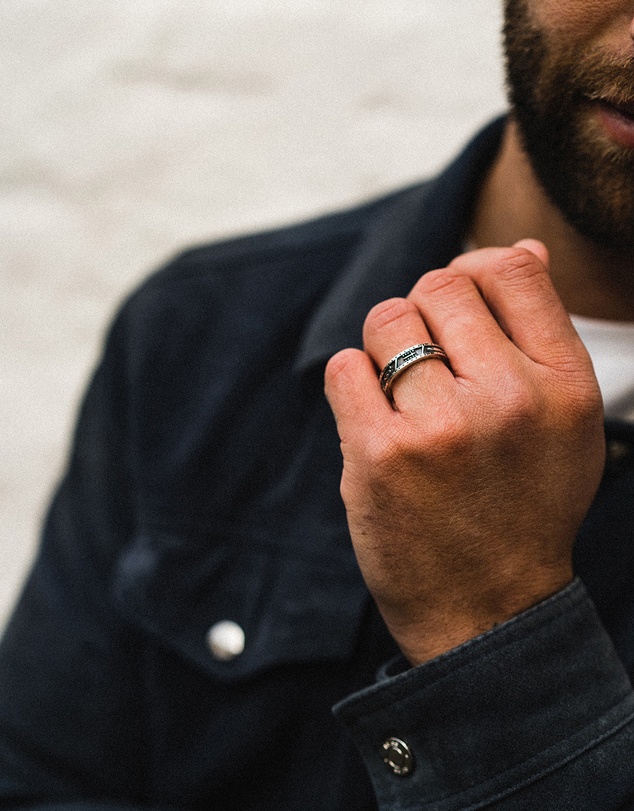 Haze & Glory - ICONIC EXCLUSIVE - Foresight Ring in Oxidised 925 Silver
