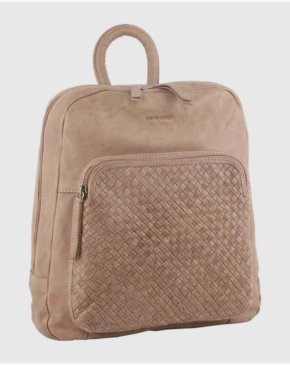 Pierre Cardin - Woven Leather Backpack