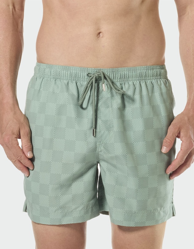 Mitch Dowd - Mitchdowd In Waves  Swim Shorts - Sage Green Quick Dry