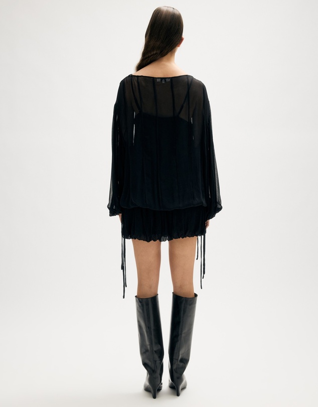 Revibe - Repaired Minima Esenciales Rory Panelled Mini Dress - AU 12