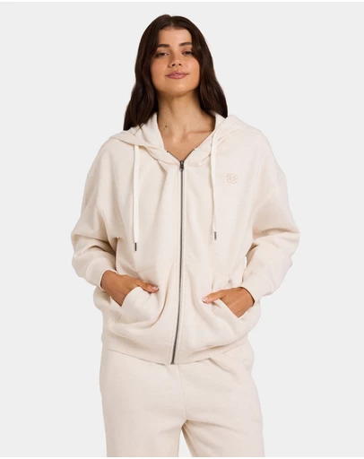 Billabong - Womens Wave Essentials Zip Pullover Hoodie
