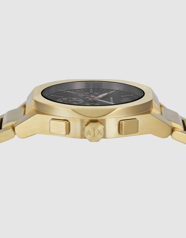 Armani Exchange - Gold Tone Chronograph Watch