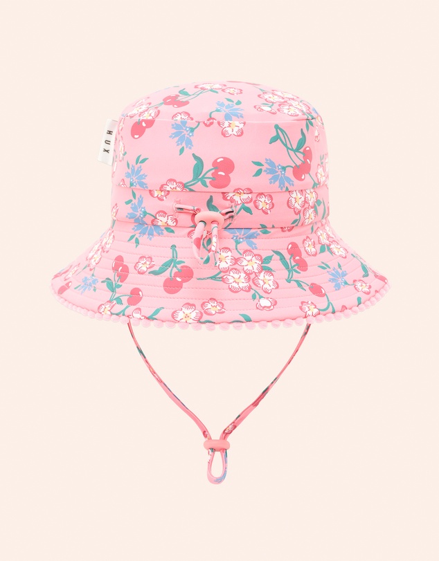 Huxbaby - Tropical Cherry Floral Swimhat
