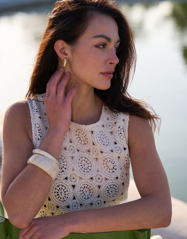 UNE PIECE - Crochet Midi Dress