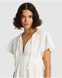 Sea Level Australia - Sunset Short Daydress White