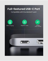 Ugreen - UGREEN 5-in-2 USB C Hub for MacBook Pro Air