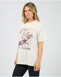 All About Eve - Destination Relaxed Tee Oat