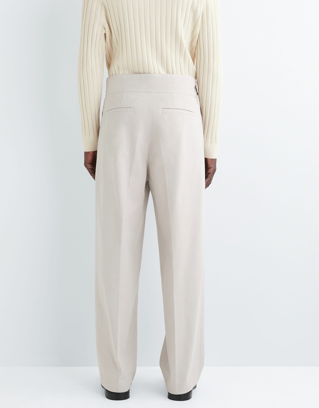 COS - Belt-Detail Pleated Wide-Leg Trousers