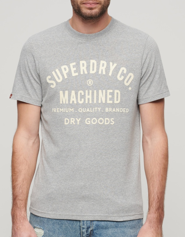 Superdry - Workwear Flock Graphic T-Shirt