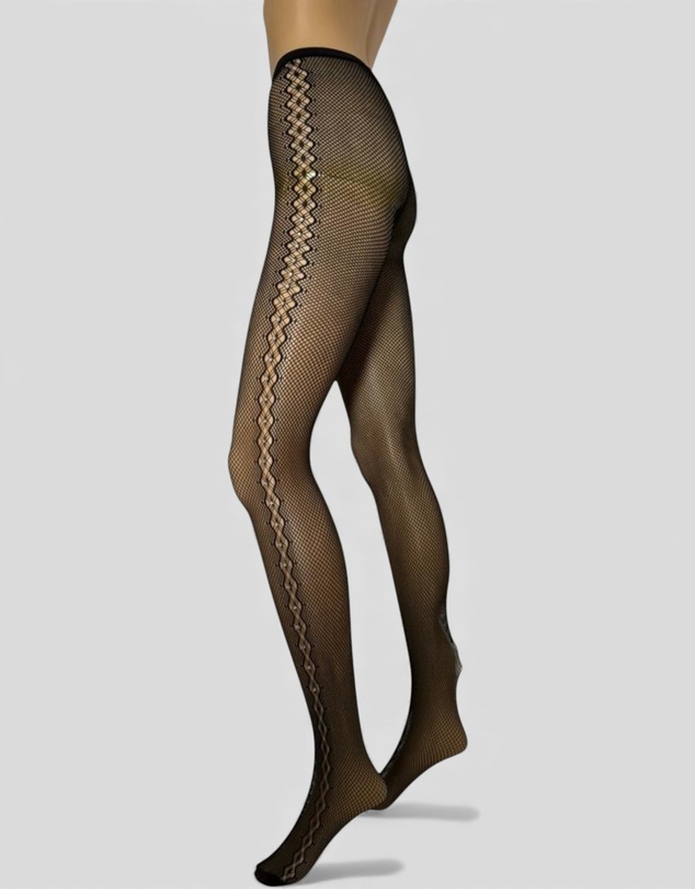 High Heel Jungle - Side Hustle Mesh Tights