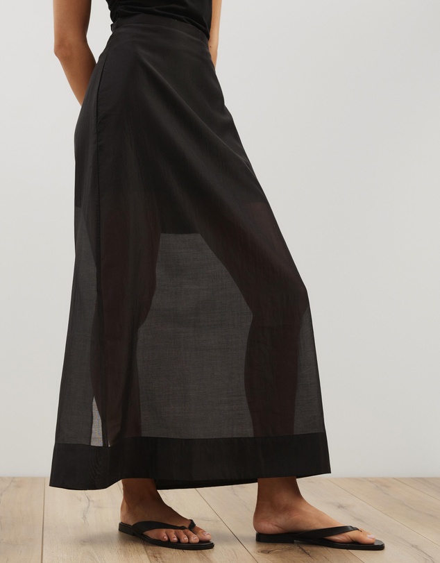 Atmos&Here - Lola Organza Sheer Maxi Skirt