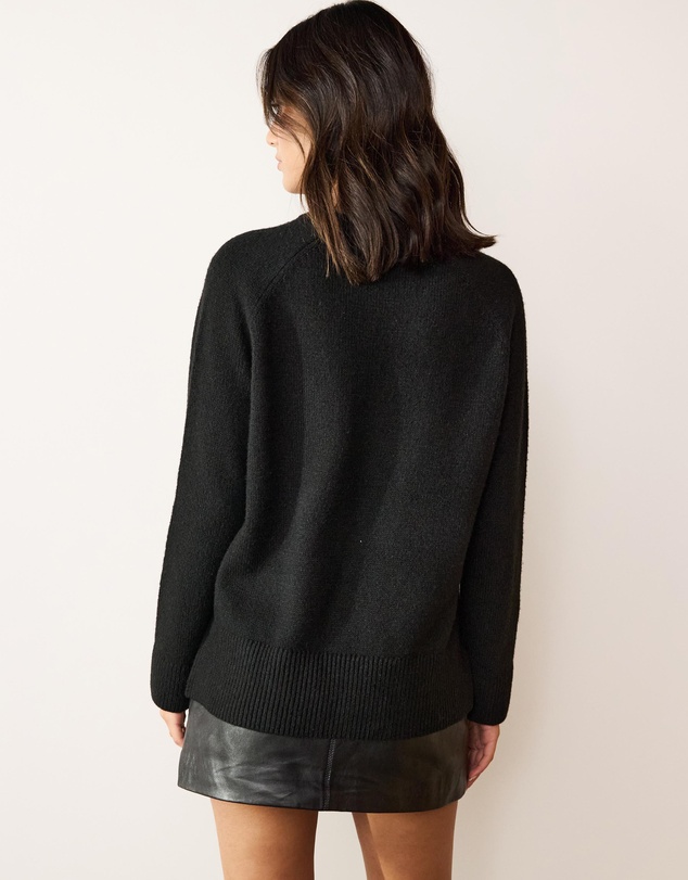 Atmos&Here - Joanna Wool Blend Split Hem Knit