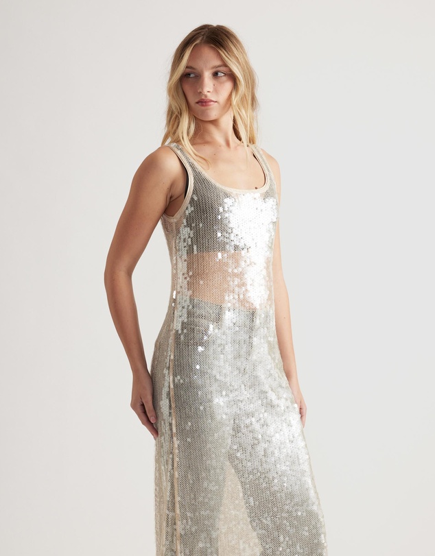 Decjuba - Frankie Sequin Maxi Dress