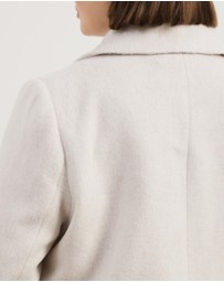 Atmos&Here Curvy - Romy Wool Blend Coat