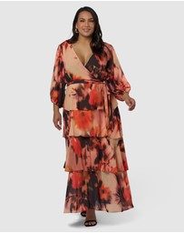 Pink Dusk by Curve Project - Temptress Maxi Dress
