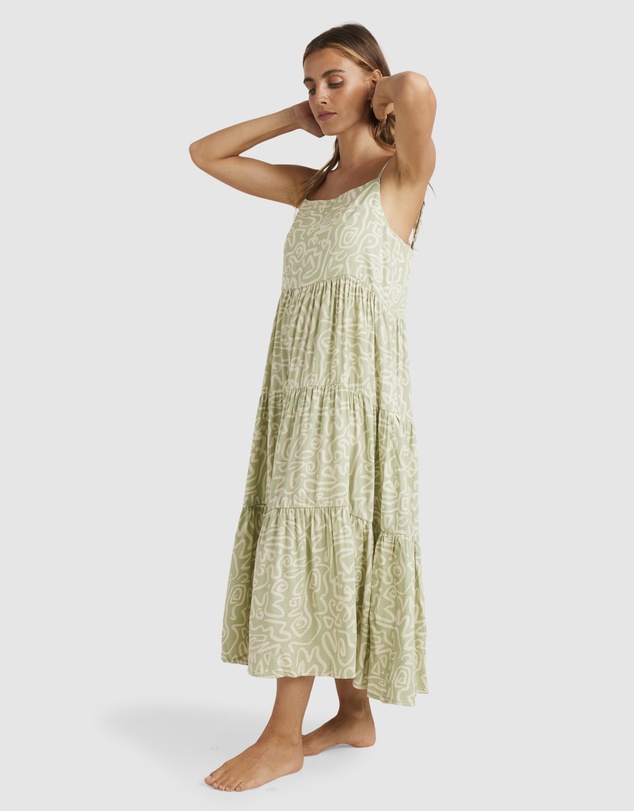 Billabong - Womens Sunny Lines Lost Love Midi Dress