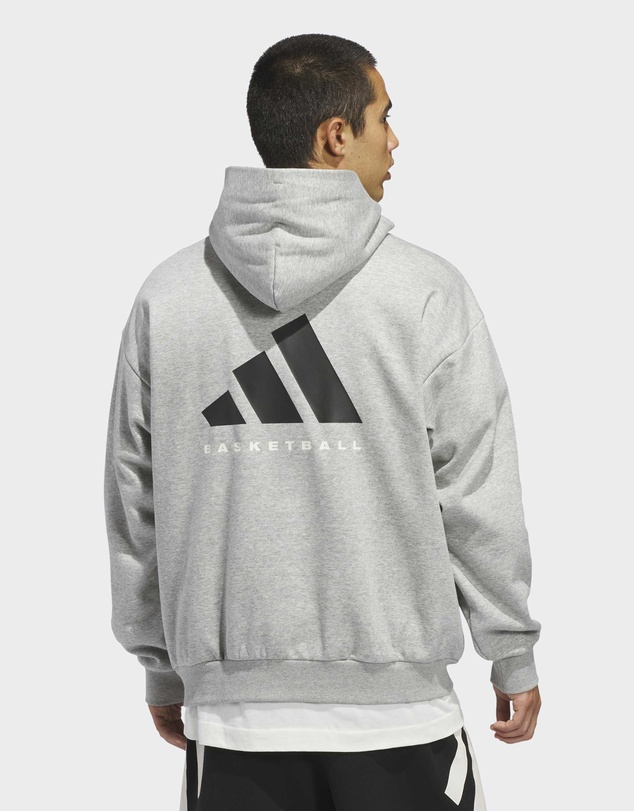 adidas Performance - adidas Basketball Fleece Hoodie (Gender Neutral) Mens