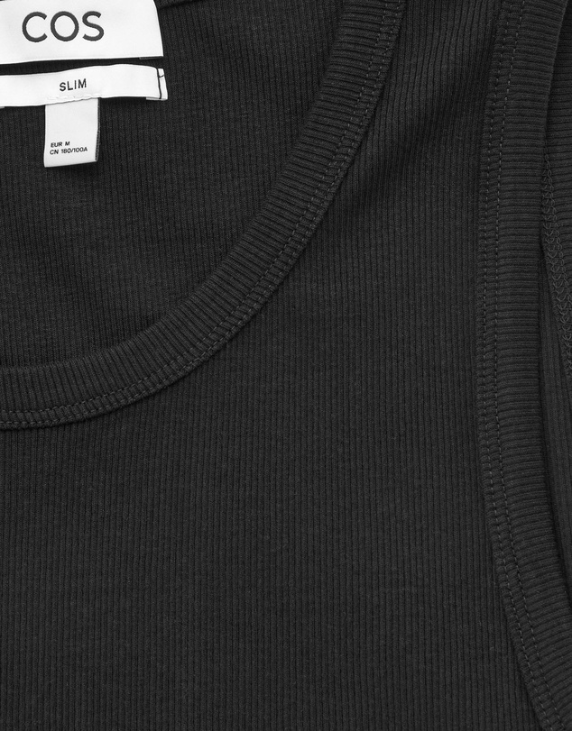 COS - Slim Ribbed Cotton Tank Top