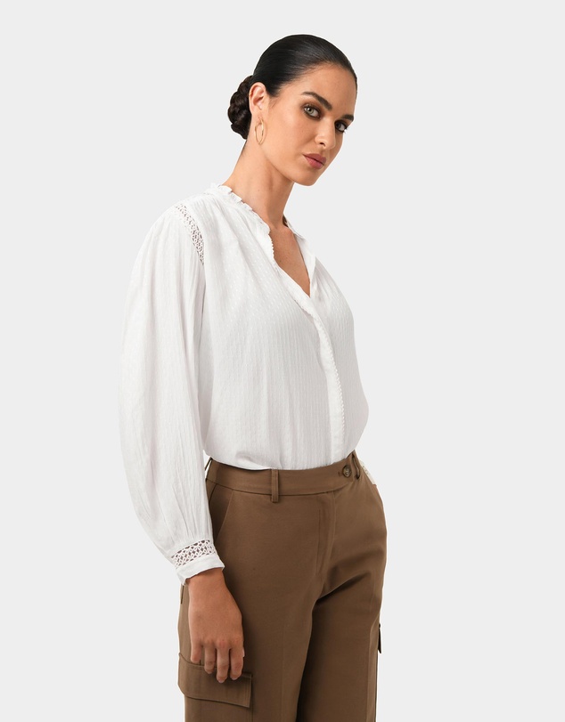 Forcast - Giorga Lace Trim Blouse