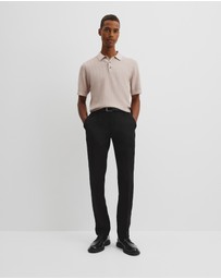 Country Road - Australian Cotton Herringbone Knit Polo