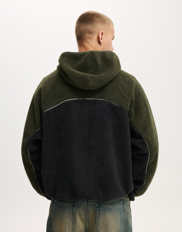Cotton On - Hooded Teddy Jacket