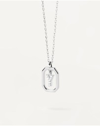 PDPAOLA - Mini Letter Y Silver Necklace