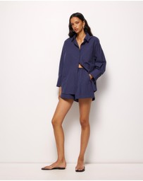 AERE - Harper Cotton Shorts
