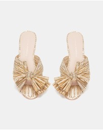 Loeffler Randall - Emilia Pleated Knot Mules