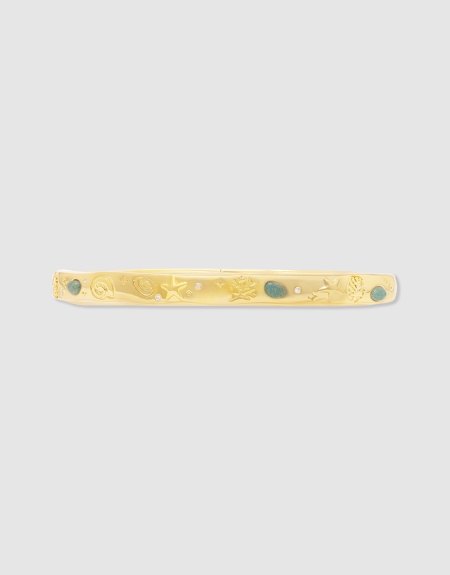 Wanderlust + Co - Keepsakes Aventurine Bangle