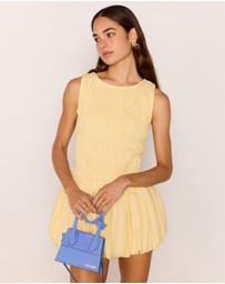 MINKPINK - Ciel Shirred Bubble Mini Dress