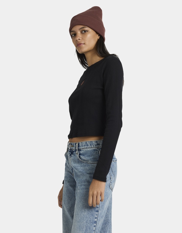 RVCA - Womens Bailey Long Sleeve T-Shirt
