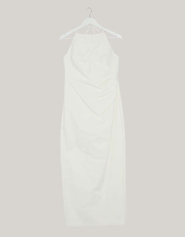 Revibe - Repaired Shona Joy Lani High Neck Halter Maxi Dress - AU 12