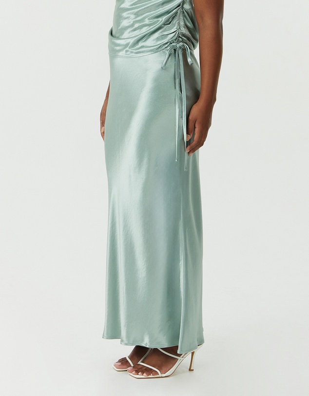 Third Form - Satin Bias Tie Side Skirt