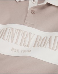 Country Road - Organically Grown Cotton Logo Rugby T-shirt