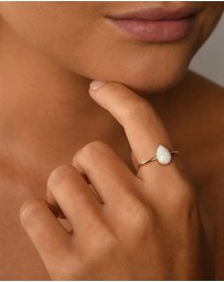 Von Treskow - Pear Czelline Opal Ring